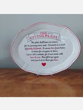 Giving Sharing Plate Baked Goods Cookies Bakery Good Neighbor Welcome Wagon Used
